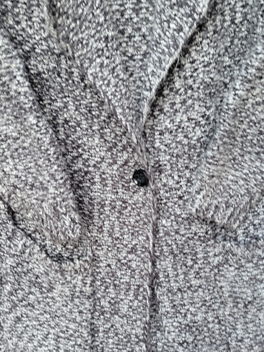 Dex Marled Black & White Long Cardigan Sweater - Picture 6 of 7